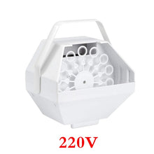Load image into Gallery viewer, Bubble Machine Automatic Bubble Blower Remote Control Party Birthday Wedding Bubble AC 110-220V Bubble Maker