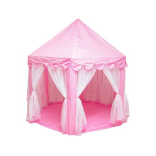 Load image into Gallery viewer, Children Princess Pink Castle Tents Portable Boys Girls Indoor Outdoor Garden Folding Play Tent Lodge Kids Balls Pool Playhouse