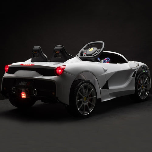 Free Shipping 2018 New 12V Double Motor Powerfull Light Music Kids Ride On Electric Car With Remote Controller Open Door