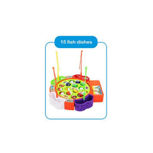 Load image into Gallery viewer, Girls boys Baby Educational Toys Fish musical Rotating  Fishing Toy Set Fish Game Educational Fishing Toy Child Birthday  Gift